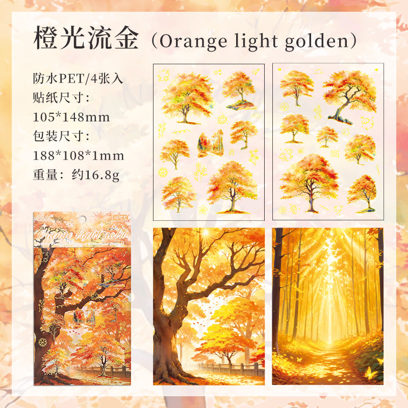 #02177 Seasons of the Trees Series Sticker