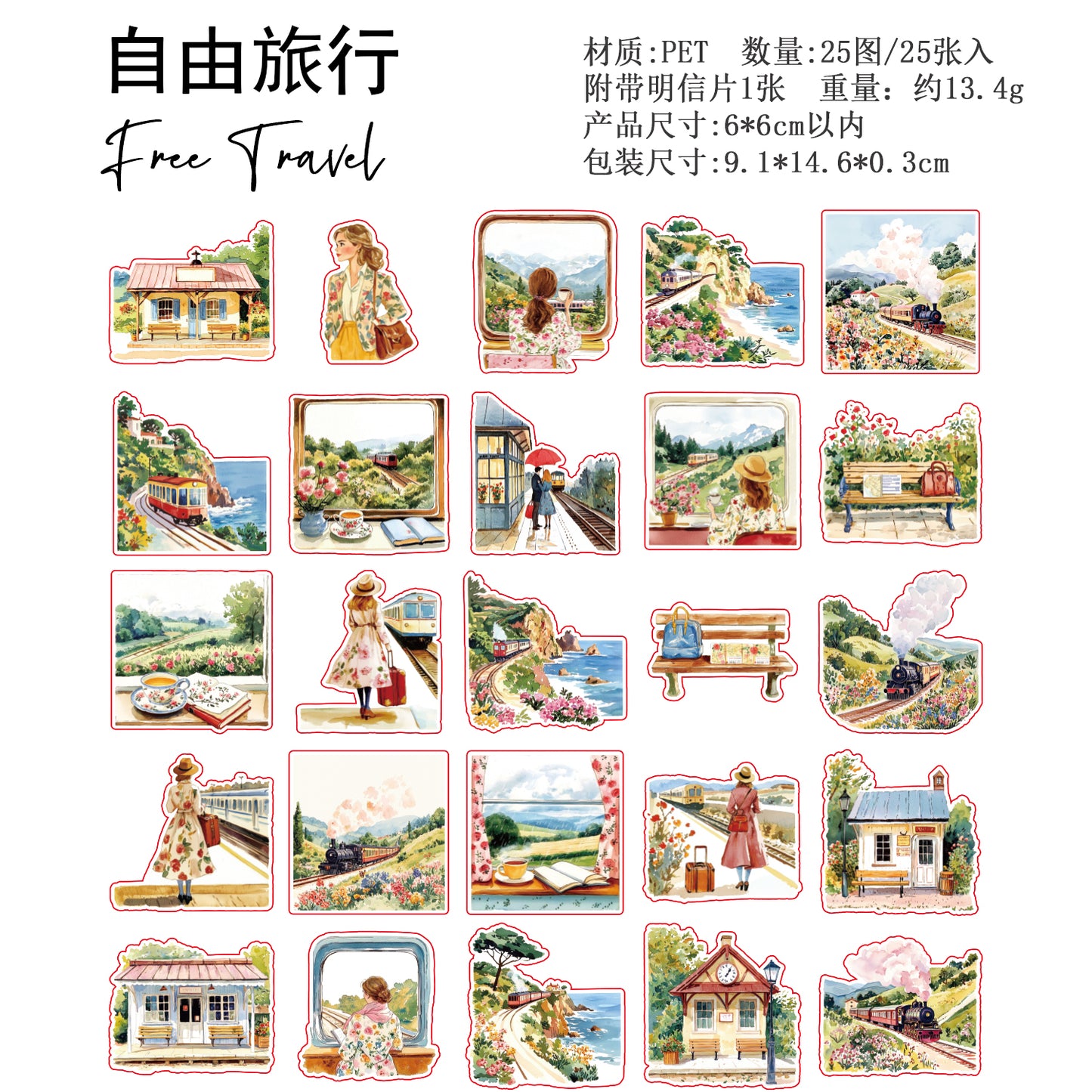 #02463 Life Note Series Sticker