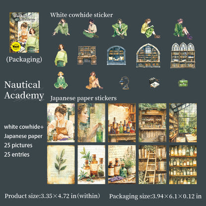 #02553 Gothic College  Series Sticker