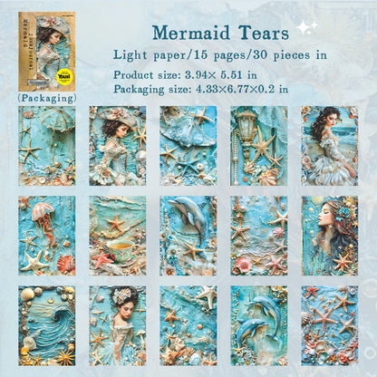 #02424 Mermaid Material Series Material Paper
