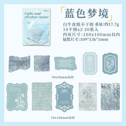 #02680 Letter Pieces Series Sticker