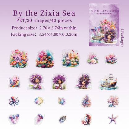 #02632 Ocean Scenery Series Sticker