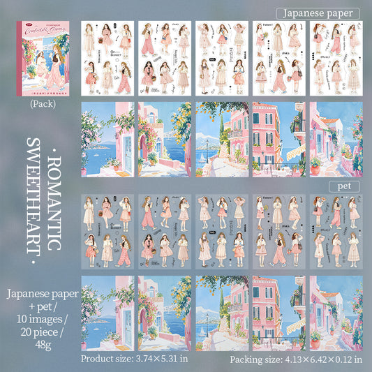 #02472 Teenager Girl Series Sticker Book