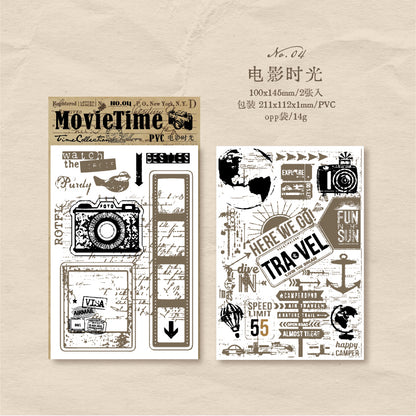 #02570 Vintage LetterSeries Sticker