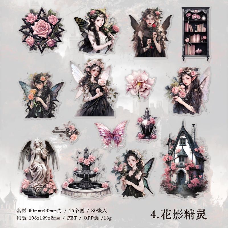 #02246 Gothic Lovers Series Sticker