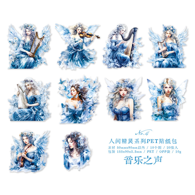 #02144 Pretty Elven Series Sticker