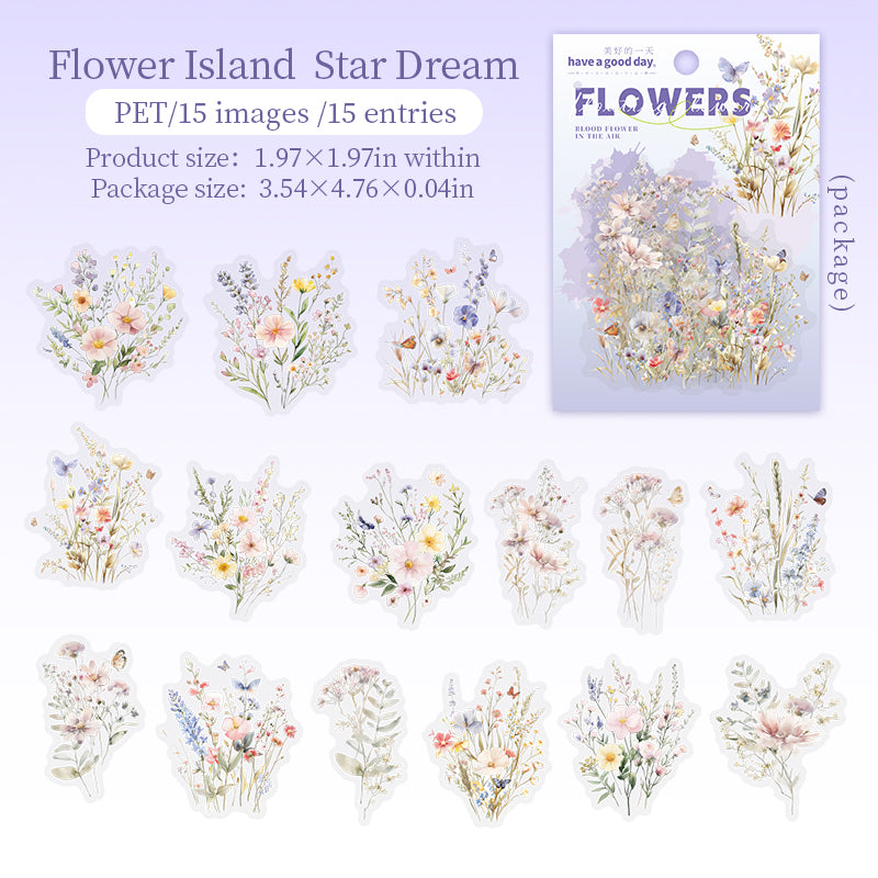 #02499 Flower Bundle Series Sticker