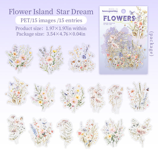#02499 Flower Bundle Series Sticker