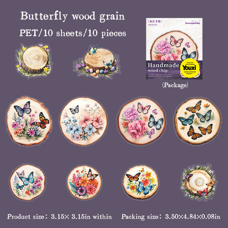 #02128 Wood Chip Series Sticker