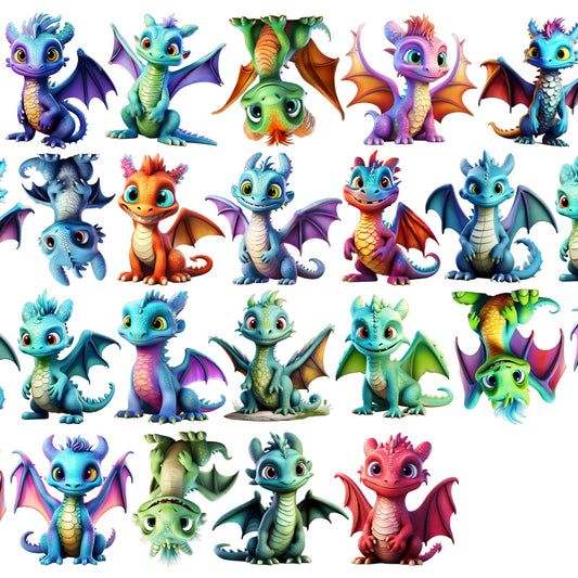 #03268 Customized PET Tape Cute Dragon