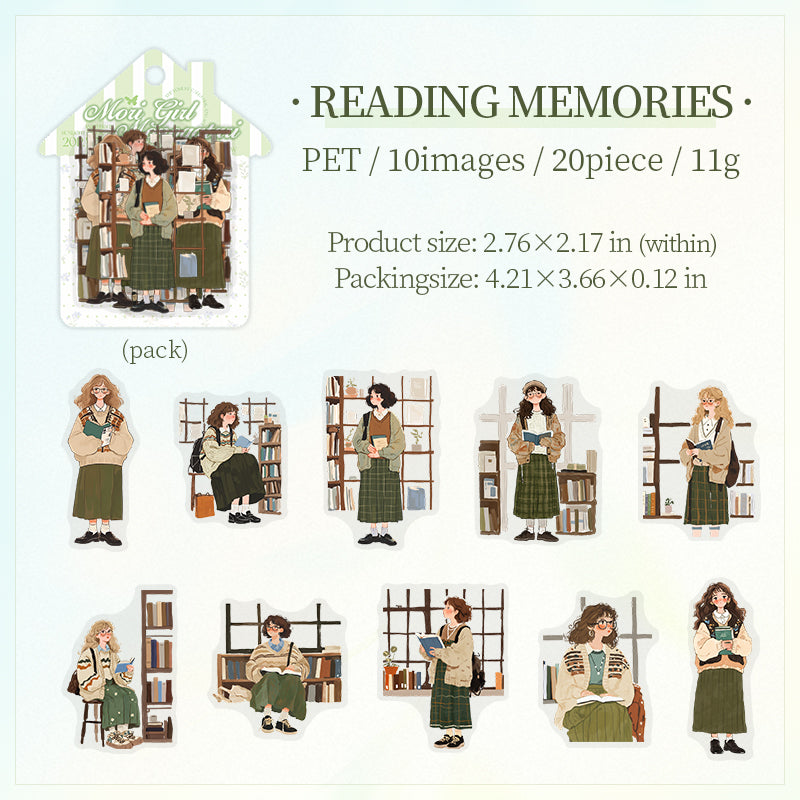 #02377 Cute Girl Series Sticker