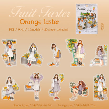 #02858 Fruit Girl Series Sticker