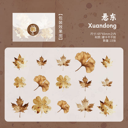 #02452 Retro Flower  Series Sticker