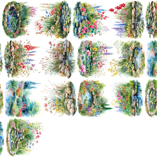 #03259 Customized PET Tape Small Pond