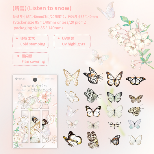 #02225 Butterfly Series Sticker