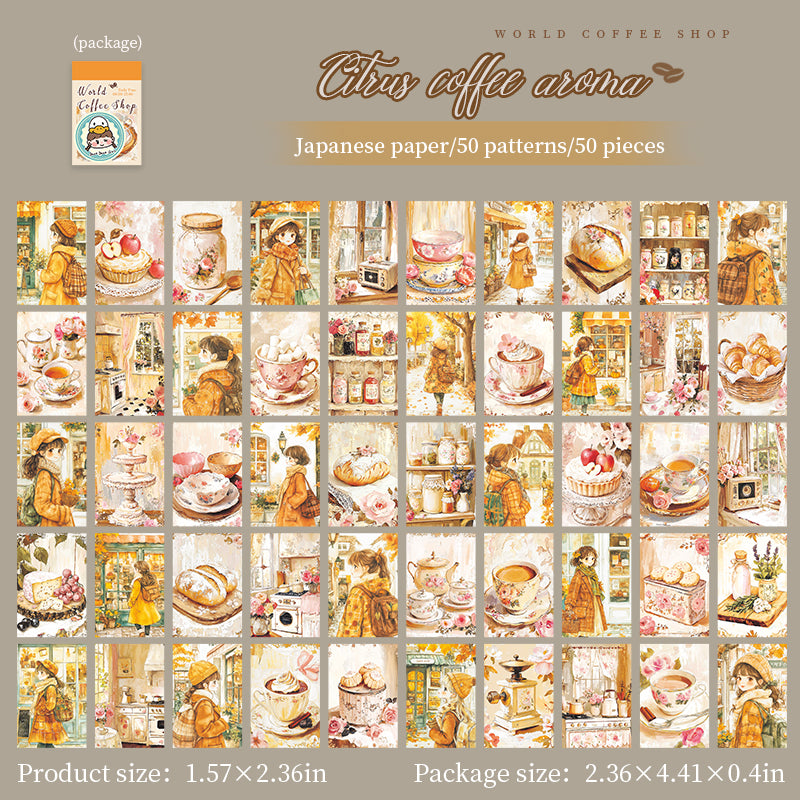 #02491 Coffe Shop Series Sticker