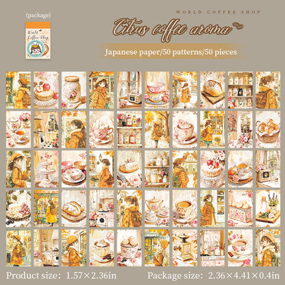 #02491 Coffe Shop Series Sticker