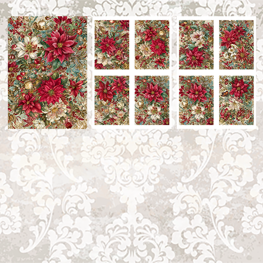 #5A48 POI Print A5 Cardstock Paper Set 8 Pcs