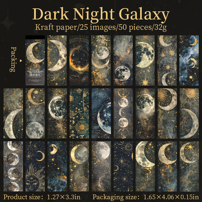 #02590 Mystery Starry Moon Series Sticker