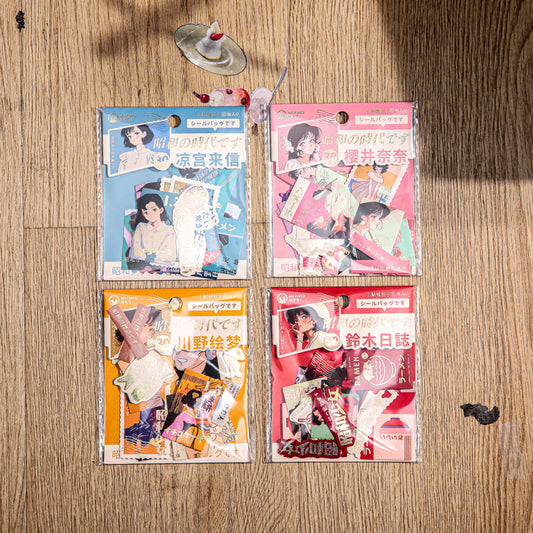#02214 Japanese Style Girl Series Sticker