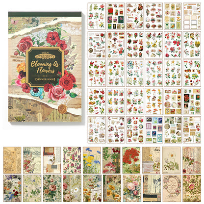 #02306 Butterfly and FlowerSeries Sticker Book