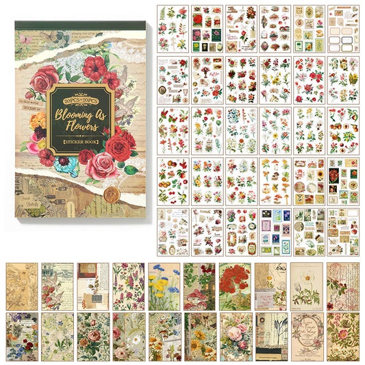 #02306 Butterfly and FlowerSeries Sticker Book