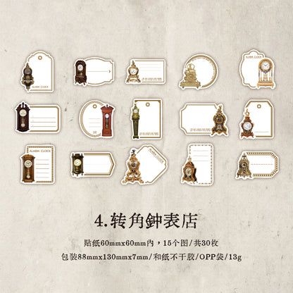 #02462 Time File Series Sticker