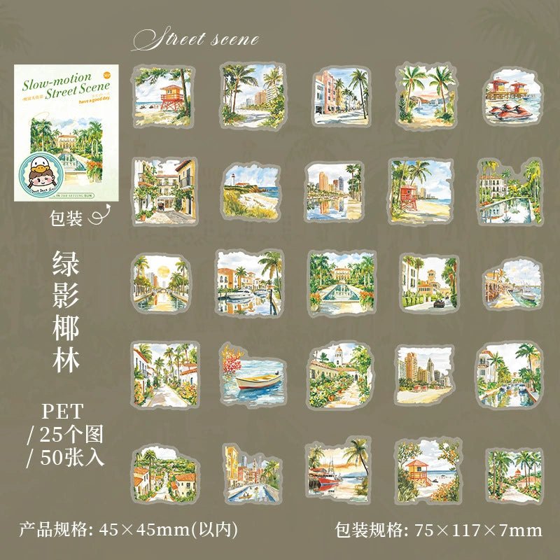#02885 Scenery Series Sticker