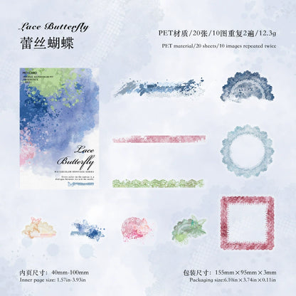 #02829 Water Color Series Sticker