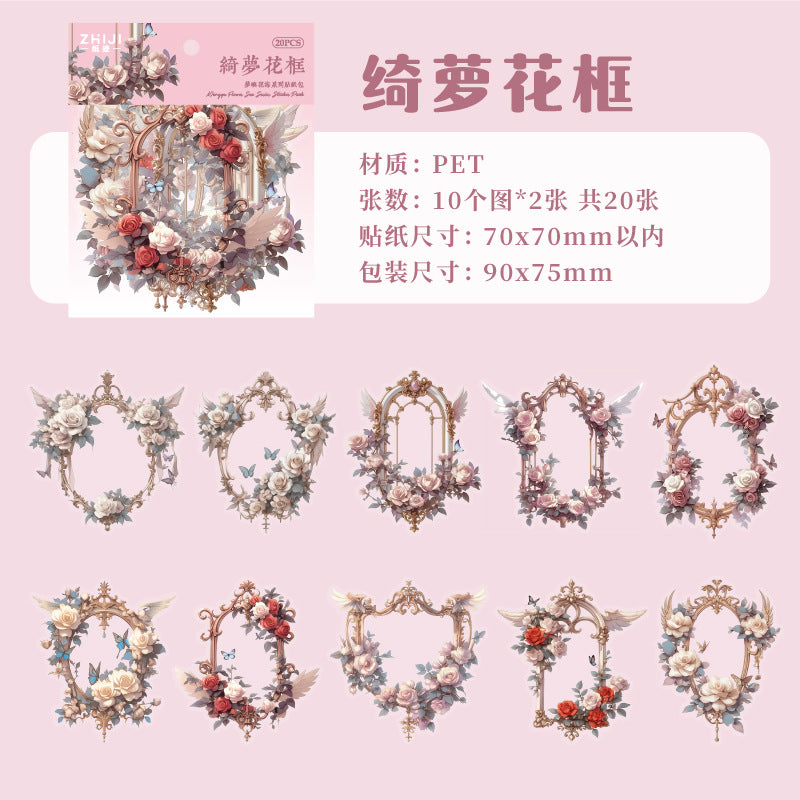 #02374 Flower Everywhere Series Sticker