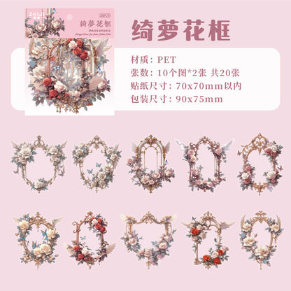 #02374 Flower Everywhere Series Sticker