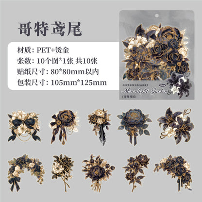 #02383 Moonlight Garden Series Sticker