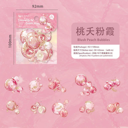 #02803 Fanstay Bubble Series Sticker