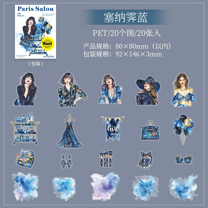 #02714 Paris Salon Series Sticker
