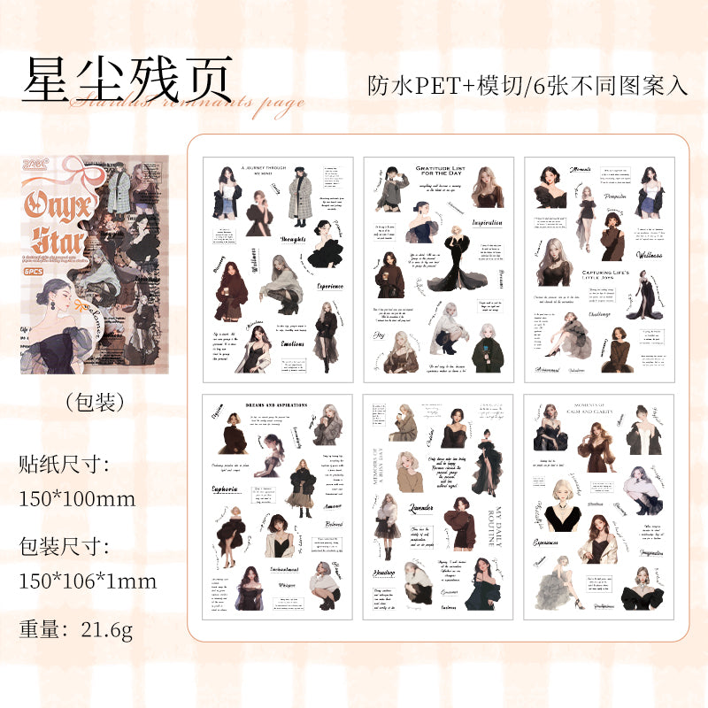 #02503 Pretty Gril Series Sticker