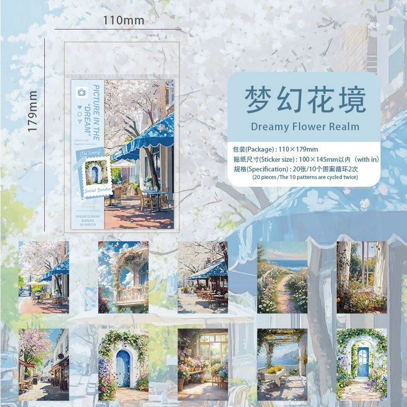 #02541 Garden City Series Sticker