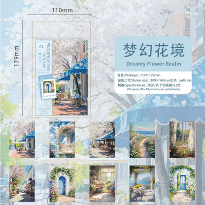 #02541 Garden City Series Sticker