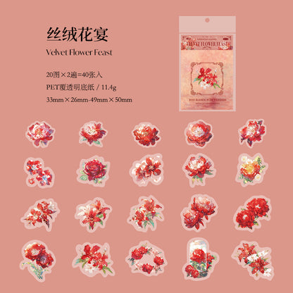 #02585 Fantasy Flower Series Sticker