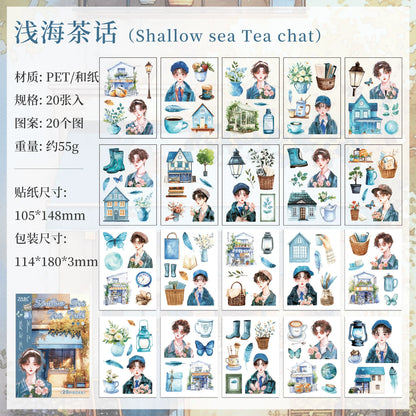 #02738 Girl with Shop Series Sticker Book