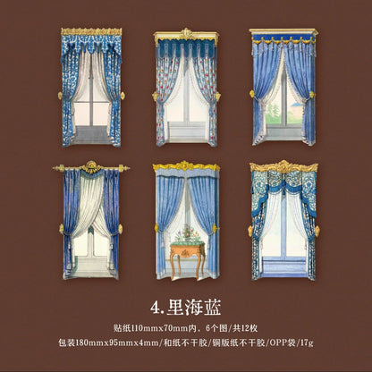 #02791 Side of the Curtain Series Sticker