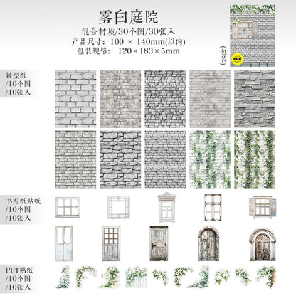 #02834 Garden Wall Series Sticker/Paper
