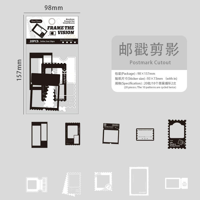 H1#02021 Frame Museum Series Sticker