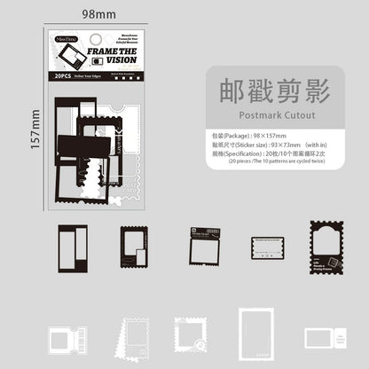 H1#02021 Frame Museum Series Sticker