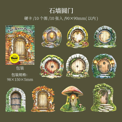 #02796 Forest Door Series Sticker
