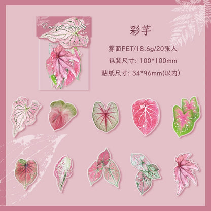 #02727 Colorful Leaf Series Sticker