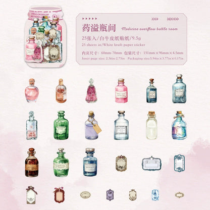 #02787 Story in Bottle Series Sticker