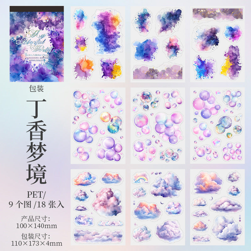 #02485 Washi World Series Sticker