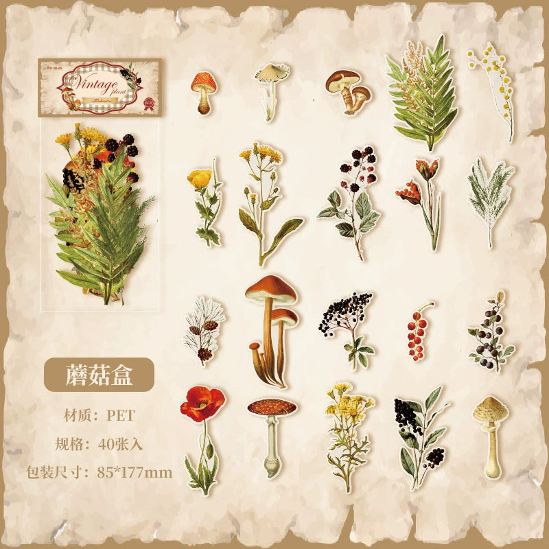 #02725 Plant/Flower Series Sticker