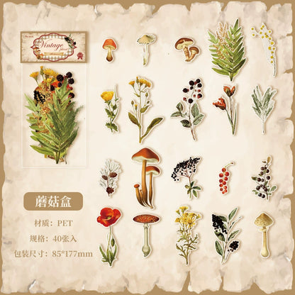 #02725 Plant/Flower Series Sticker