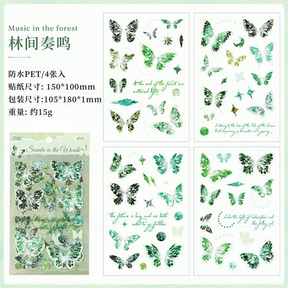 #02790 Color Theme Butterflies Series Sticker